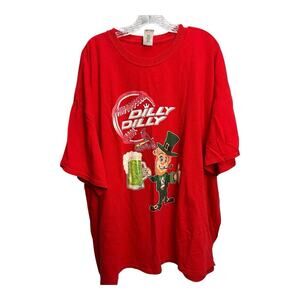 St Louis Cardinals Baseball St Patricks Day Dilly Dilly Mens T-Shirt Size 4XL